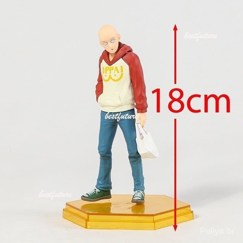 Caixa Boxer Figma 310 #Saitama Boneca modelo móvel conjunta 59L8