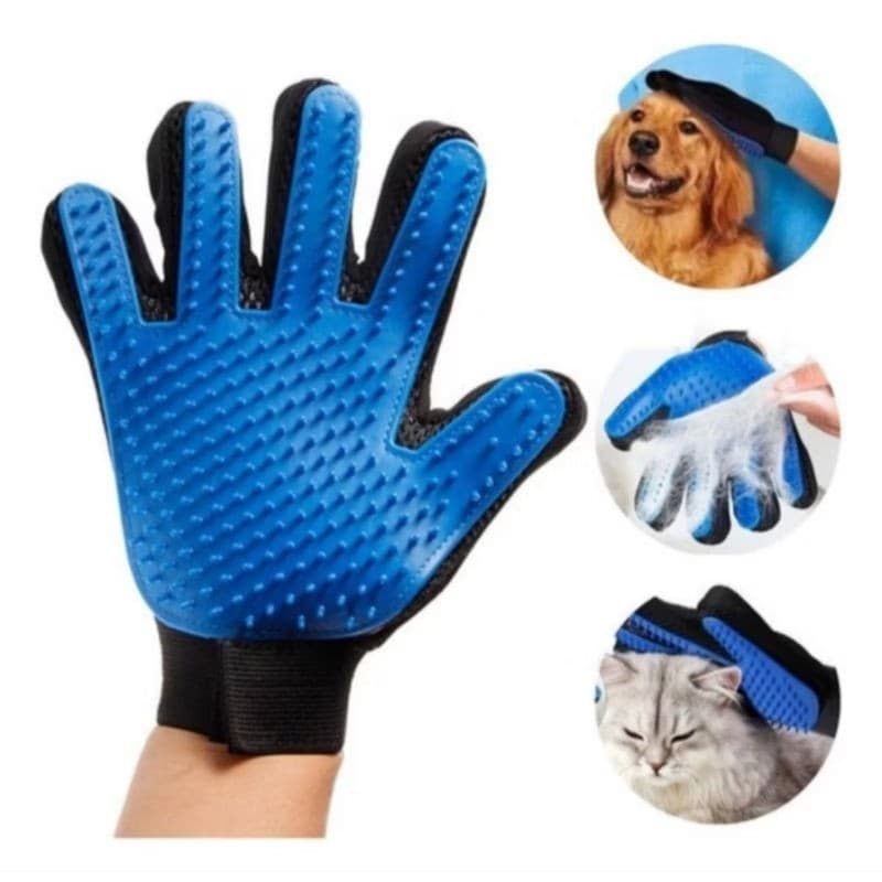 Luva Escova Pet Nano Magnética – Remove Pelos de Gatos e Cachorros com Facilidade