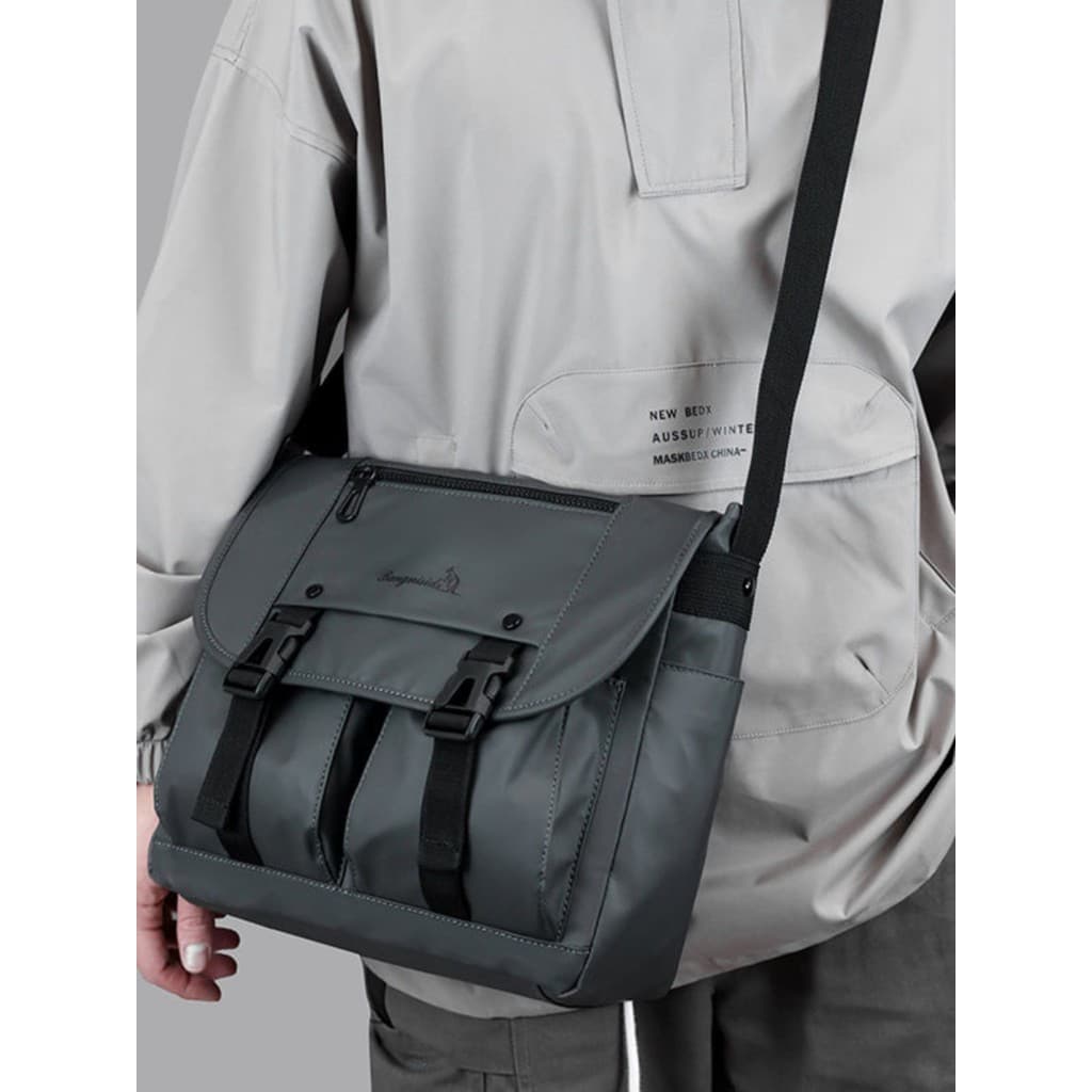 Bolsa de ombro masculina Retro saco do mensageiro 2025 novo estilo Casual saco do mensageiro grande capacidade multifunc
