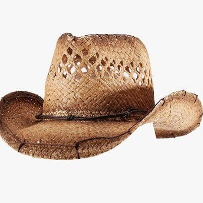 Chapéu de Cowboy de palha de ráfia verão férias guarda-sol chapéu de praia panamá Curling chapéu de aba grande