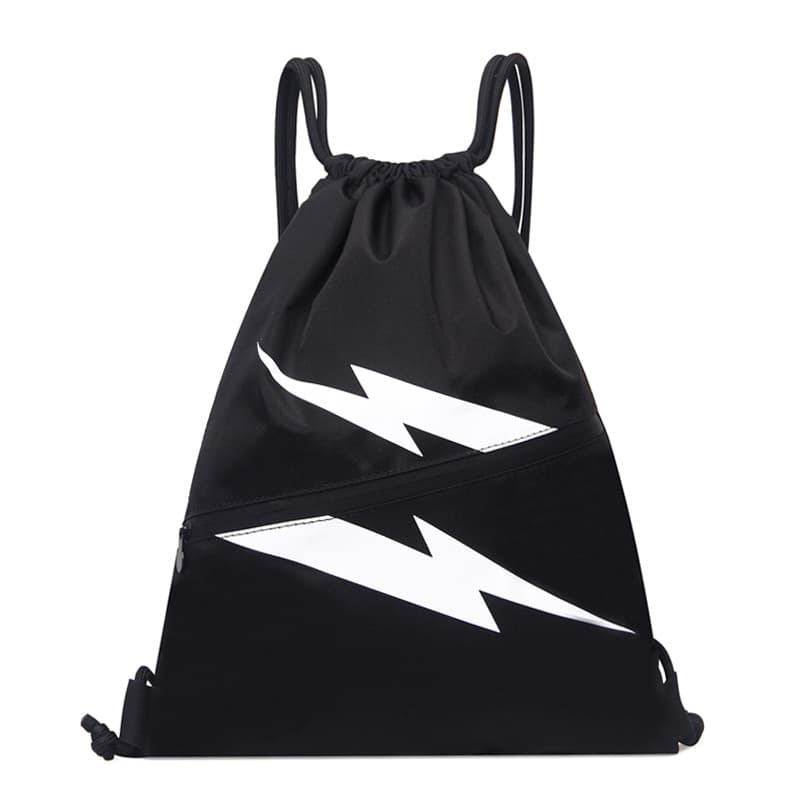 Mochila com cordão mochila masculina 2025 novo estilo saco de viagem ginásio saco de esportes feminino simples leve