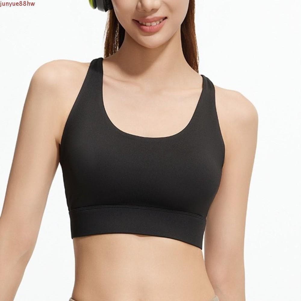 JUNYUE Sutiã Esportivo Feminino Para Ioga , Roupa Íntima De Anti-Vibração À Prova De Choque , Cinto De Malha Cruzada , C