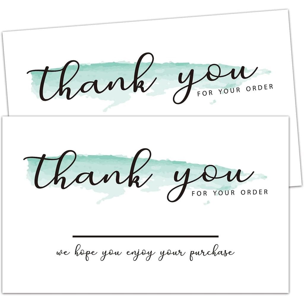 50 Cartões de Agradecimento por Pedido, Cartões de Agradecimento por Apoiar Meu Pequeno Negócio, Cartões de Agradeciment