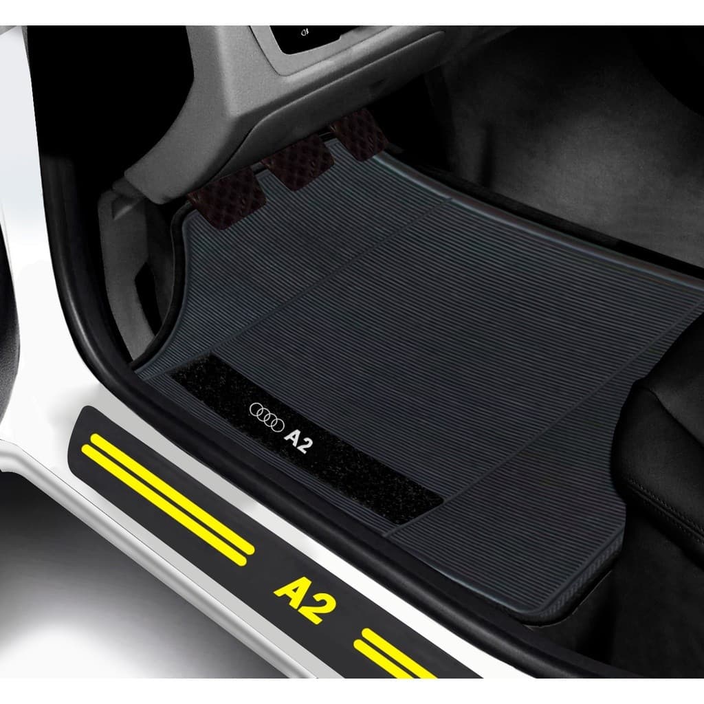 Kit Tapete E Soleira De Porta Audi A2 Universal Carro personalizado
