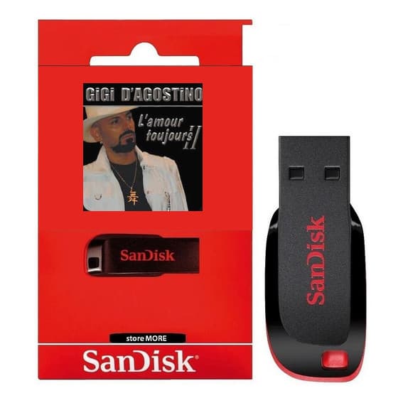 PenDrive Personalizado - Gigi D'agostino - Discography