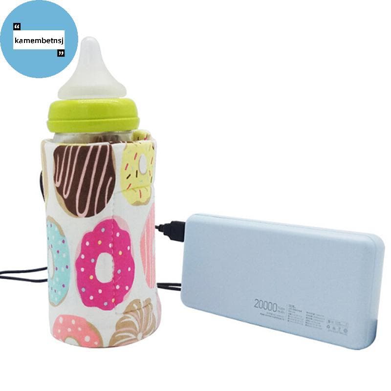 KAM Aquecedor De Garrafas Portátil Viagem Bebê Crianças Leite Água Capa USB Bolsa Macia BR