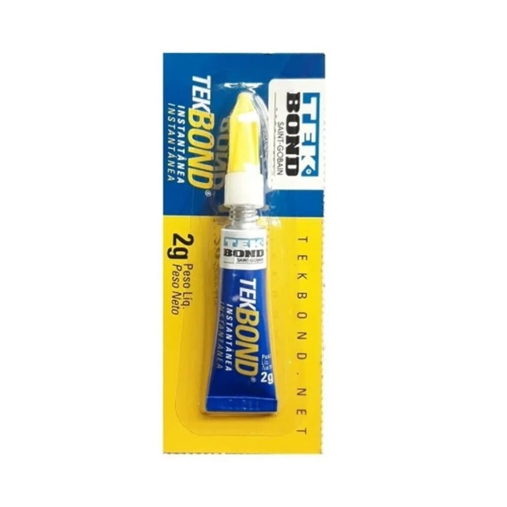 Adesivo Instantaneo Blister 2g Tekbond C/1 'Super cola -Super Bonder'