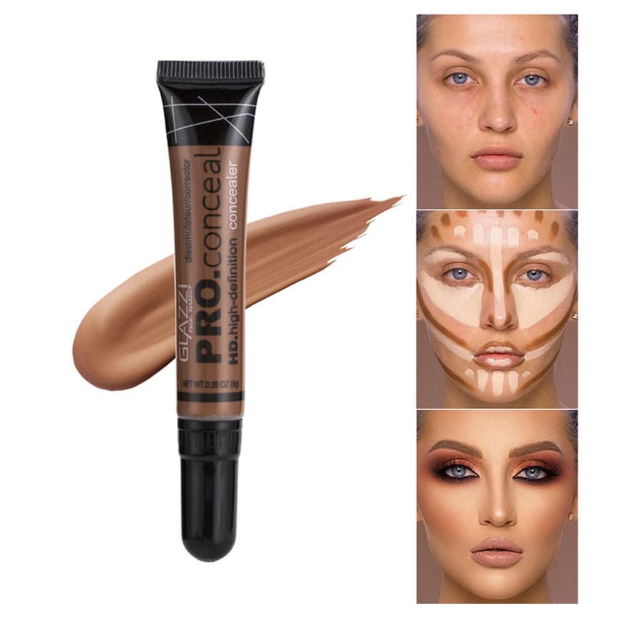 3pc Maquiagem Nude Base Facial Capa À Prova De Waproof De Manchas