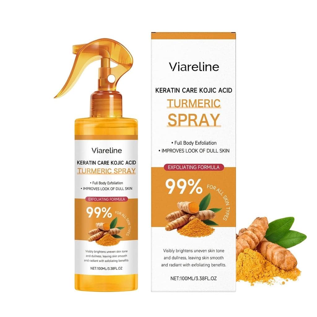 Peel Shot Keratin Care Spray de Ácido Kójico e Cúrcuma 100ml - Spray Esfoliante Corporal com Retinol e Niacinamida para
