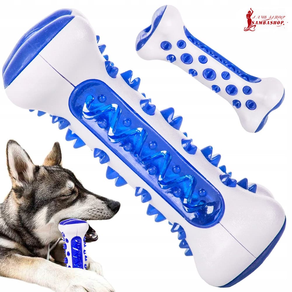 Brinquedo Mordedor em Forma de Osso para Cuidados Bucais dos pets