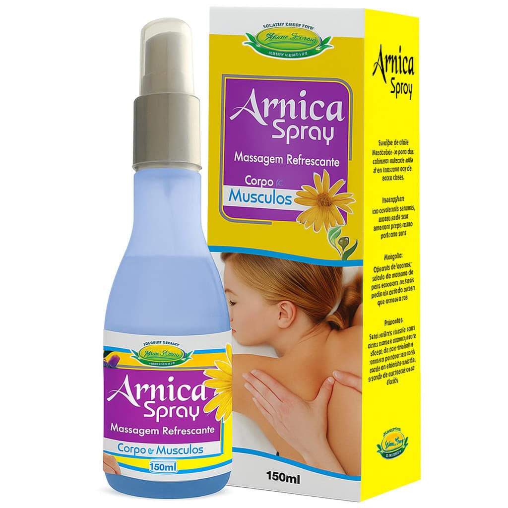 Arnica Spray Para Massagem Refrescante 150ml  Nossa Flora