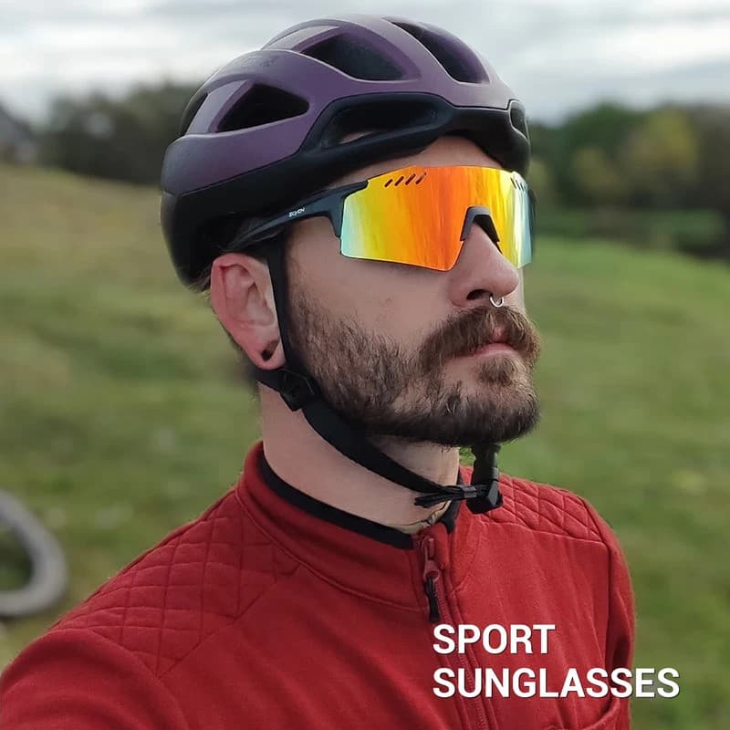 Óculos de Sol Fotocromáticos SCVCN Unissex, para Ciclismo MTB, Bicicleta, Escalada e Atividades ao Ar Livre