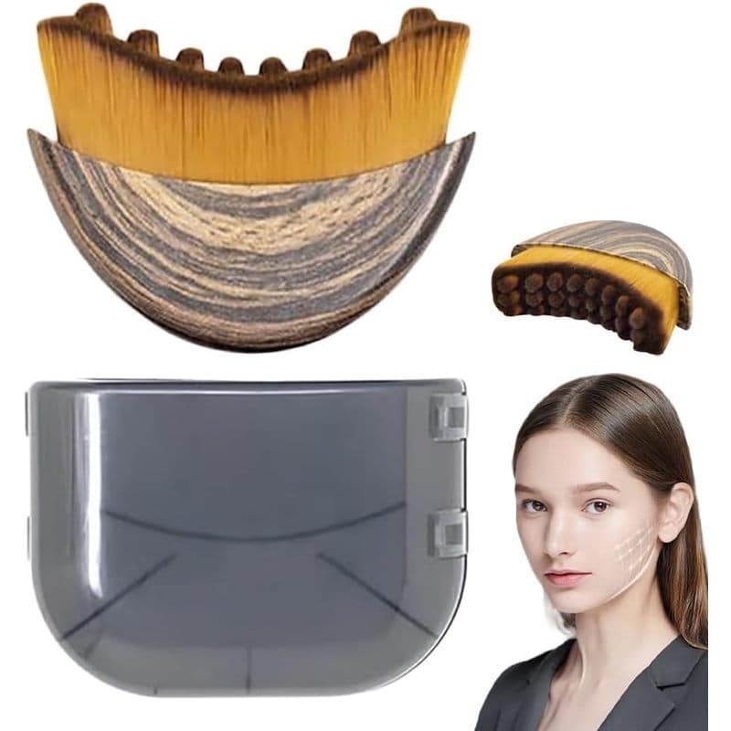 Nova Escova Facial Para Contorno Linfático , Massageador De Drenagem Linfática Rosto , Projetada Ergonômica Caber Na Pel