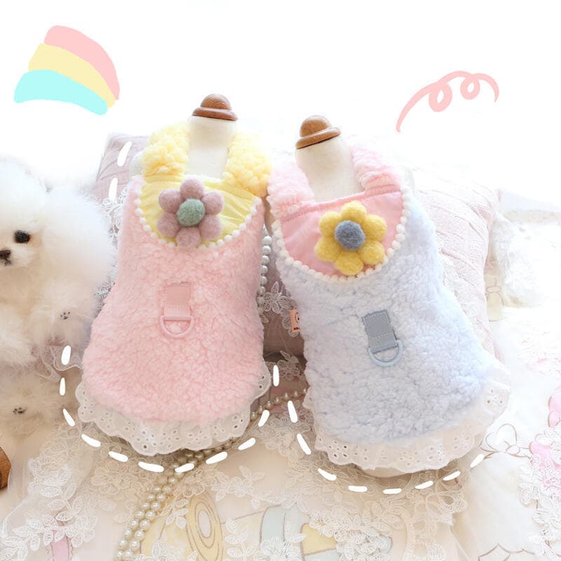 Vestido De Gato Inverno Roupas Para Cães Filhote De Cachorro Yorkie Pomeranian Shih Tzu Maltês Poodle Bichon Schnauzer P