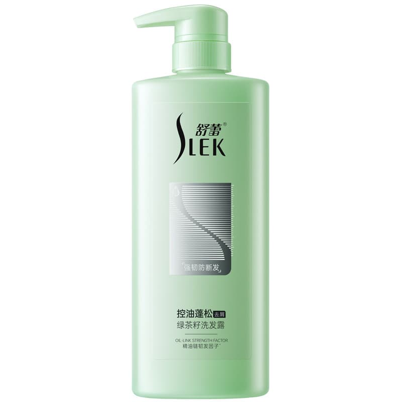 Shulei Oil Control Fofo Anticaspa Shampoo de Sementes de Chá Verde Limpa Efetivamente o Depósito do Couro Cabeludo Shamp