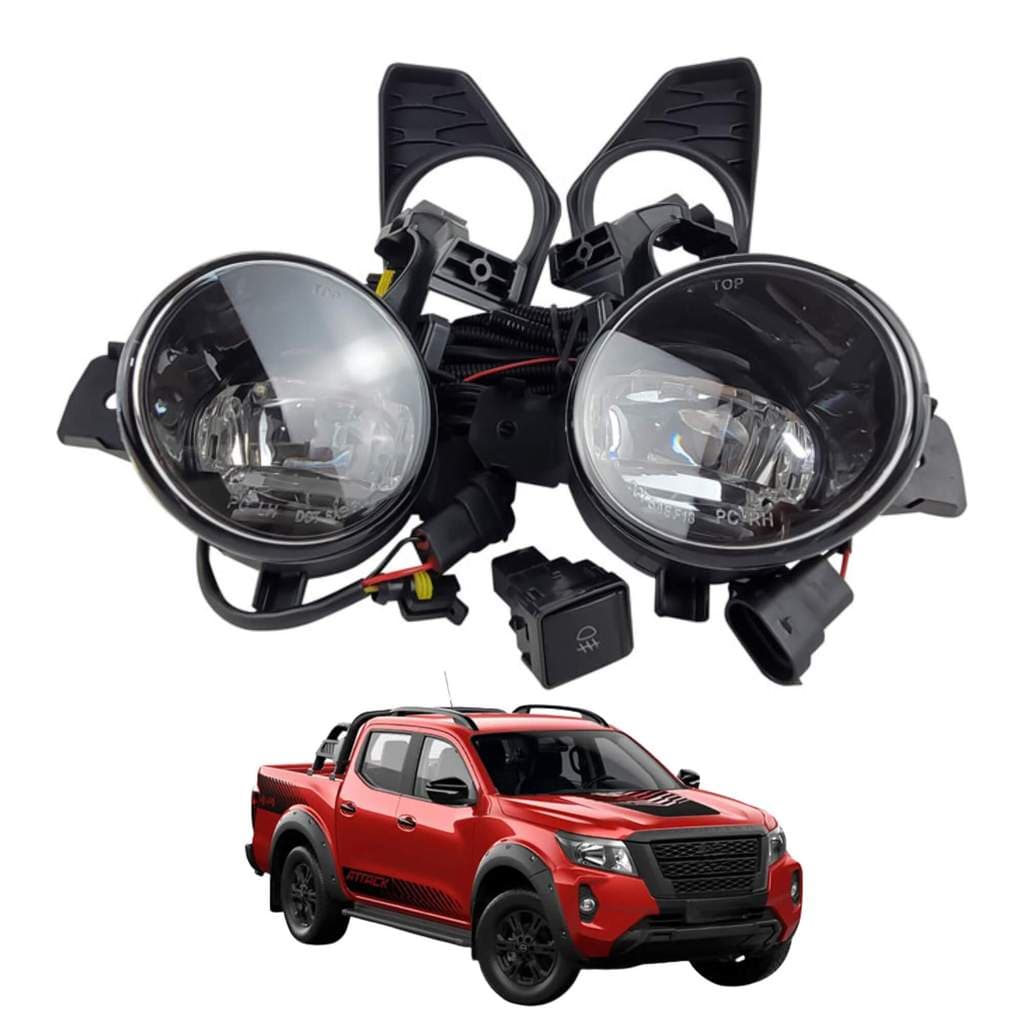 Kit Farol de Milha Frontier a partir de 2022 Farol LED Botão Mod. Orig. Shocklight - SL-201810LED
