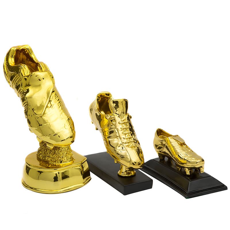 Prêmio Botas Douradas do Sagitário da Copa do Mundo Mr. Troféu de futebol resina banhado a ouro troféu presentes fã supr
