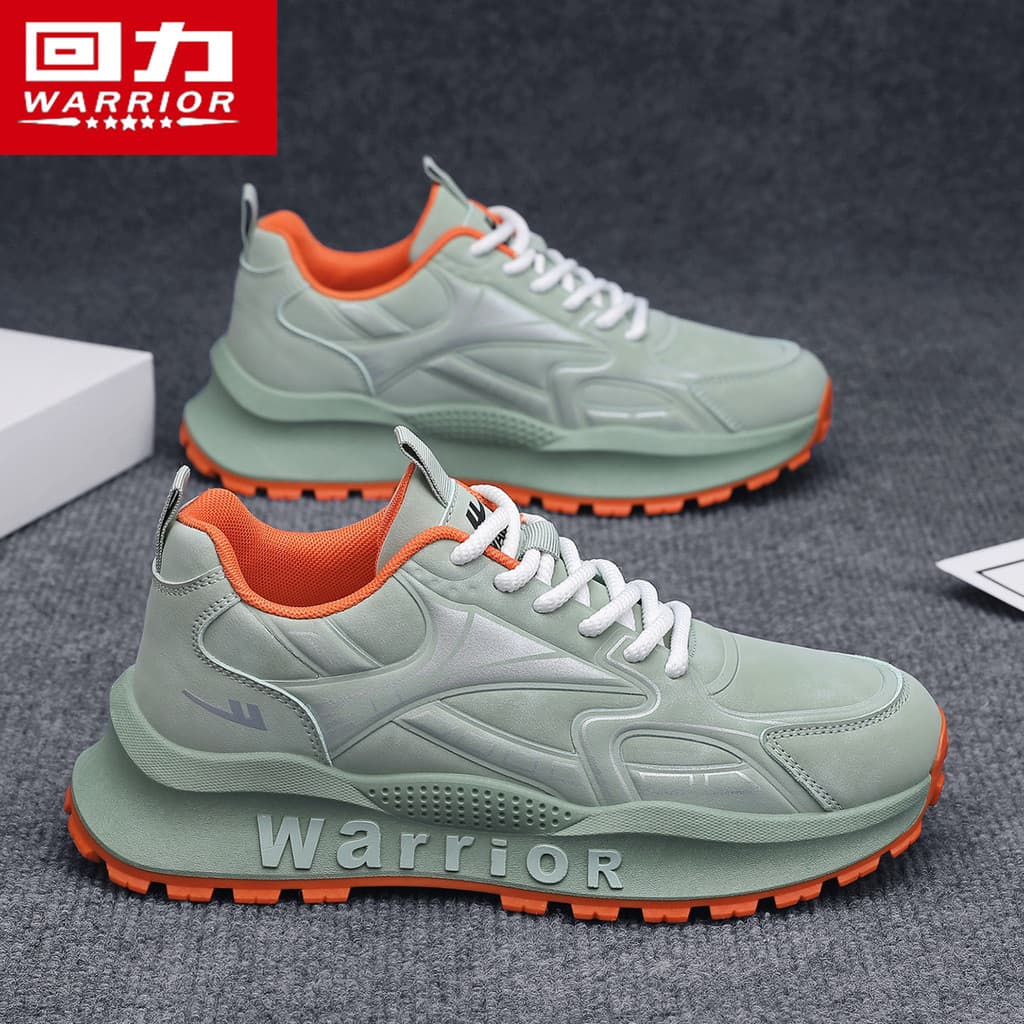 Puxar para trás sapatos masculinos 2026 novo estilo primavera de sola grossa All-Match papai esportes lazer correndo cou