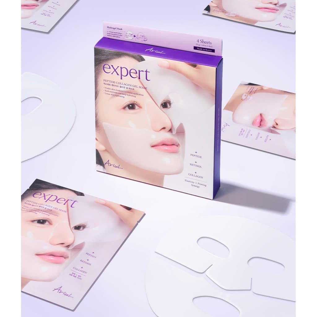 Coreia Novo produto ariul Ariel Expert Colágeno Vitamina Niacinamida Máscara Gel Reparadora