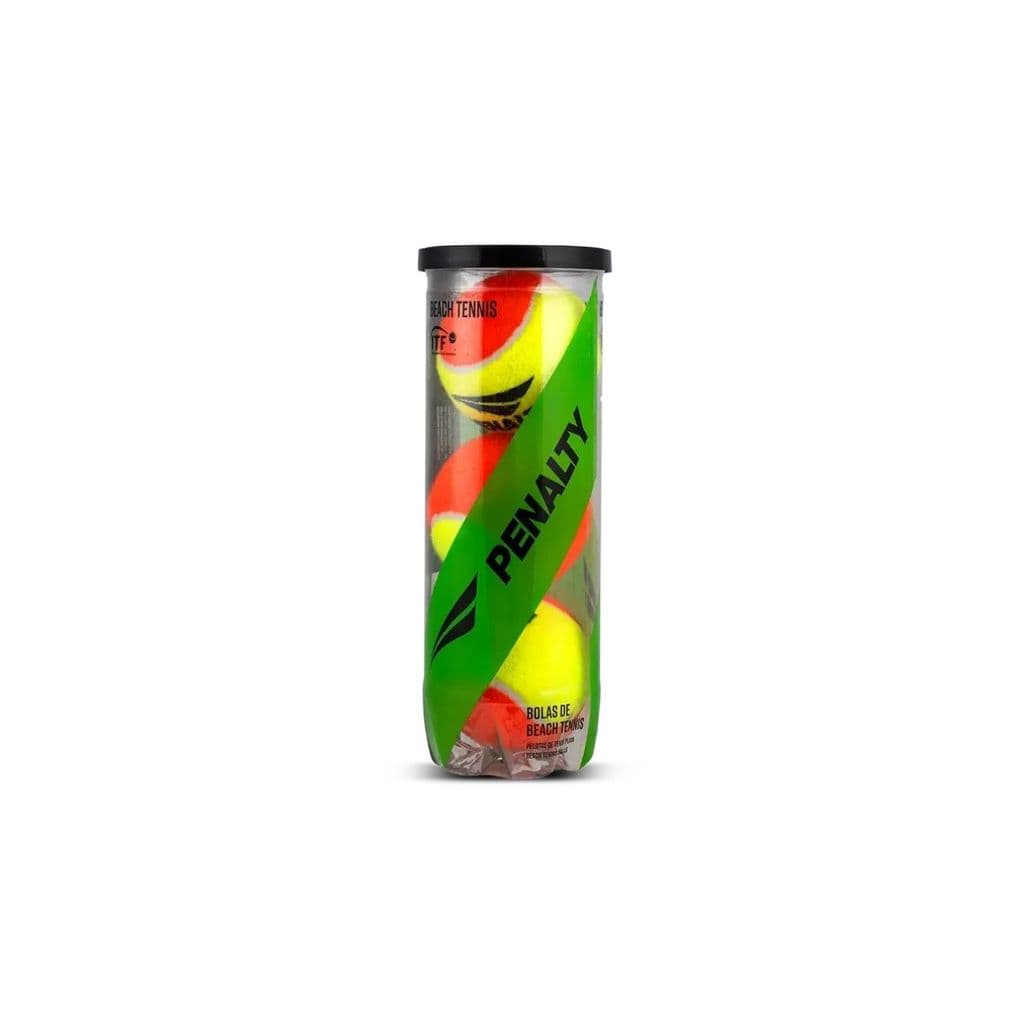 KIT 3 BOLINHAS BEACH TENNIS PENALTY C/ EMB TUBO PRESSURIZADO