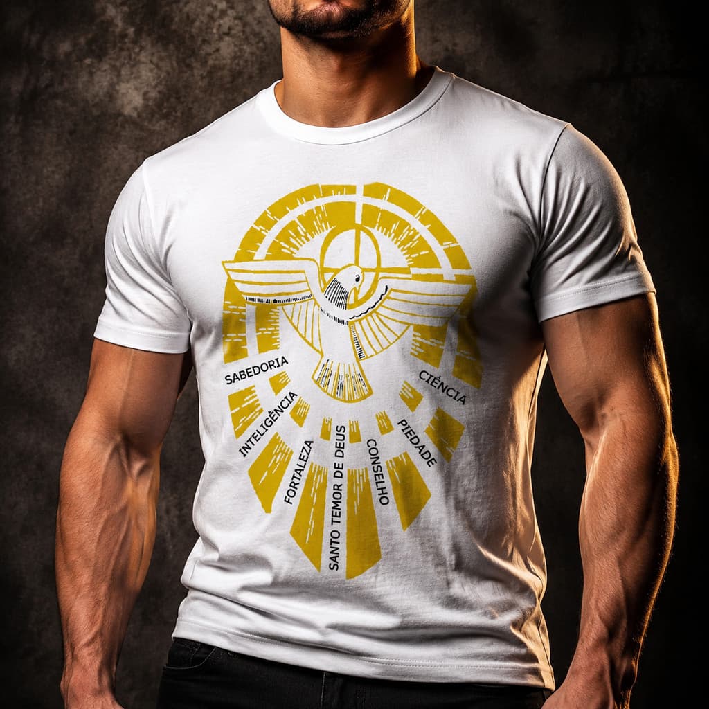 Camisa Camiseta Masculina Católica Crisma