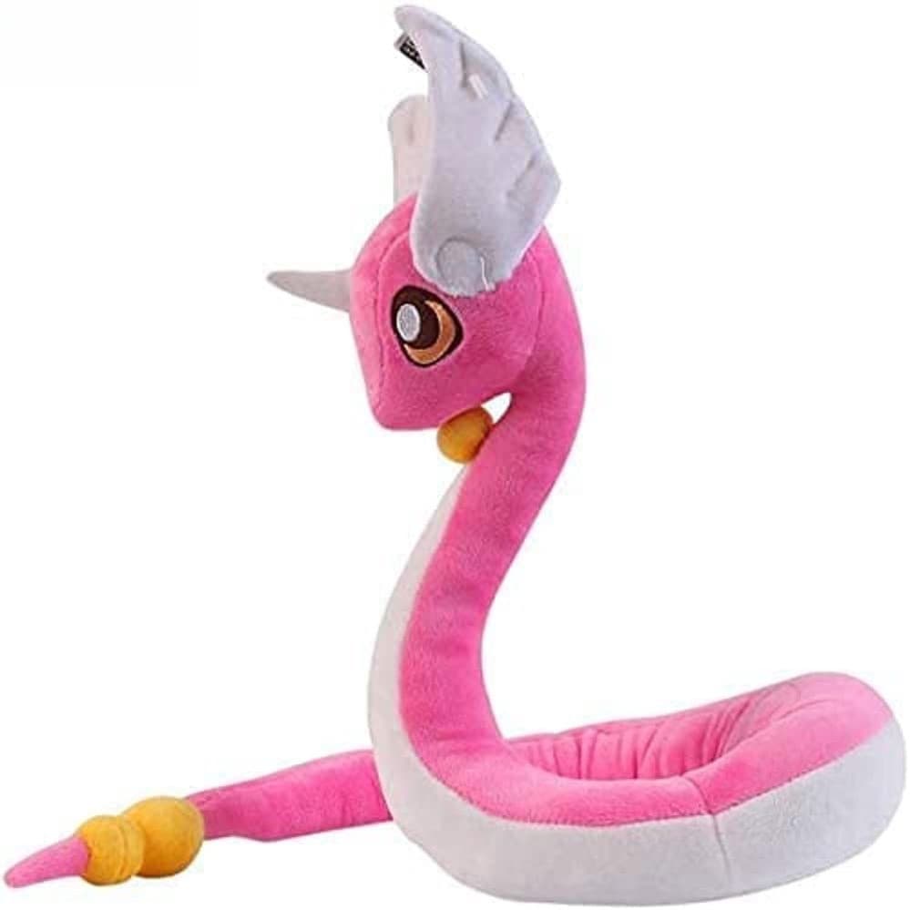 Brinquedo de Pelúcia Pokémon Dragão Brilhante 65cm de Comprimento (Rosa)