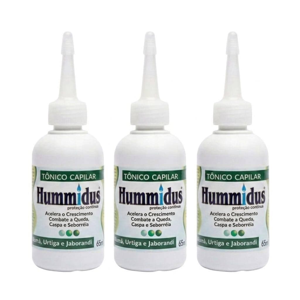 Kit 3 Unidades Tônico Capilar Hummidus Antiqueda Sem Caspa Ouais 65ml