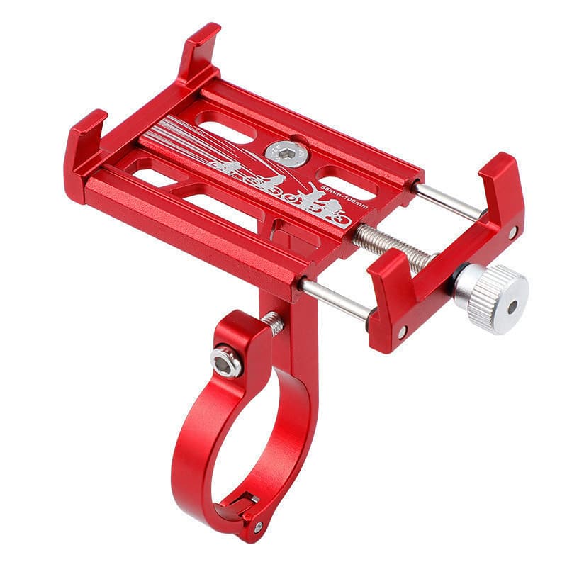 Suporte de Celular Para Motos Scooter Bicicleta Braçadeira De Suporte De Montagem De Rotação 360 Vermelho