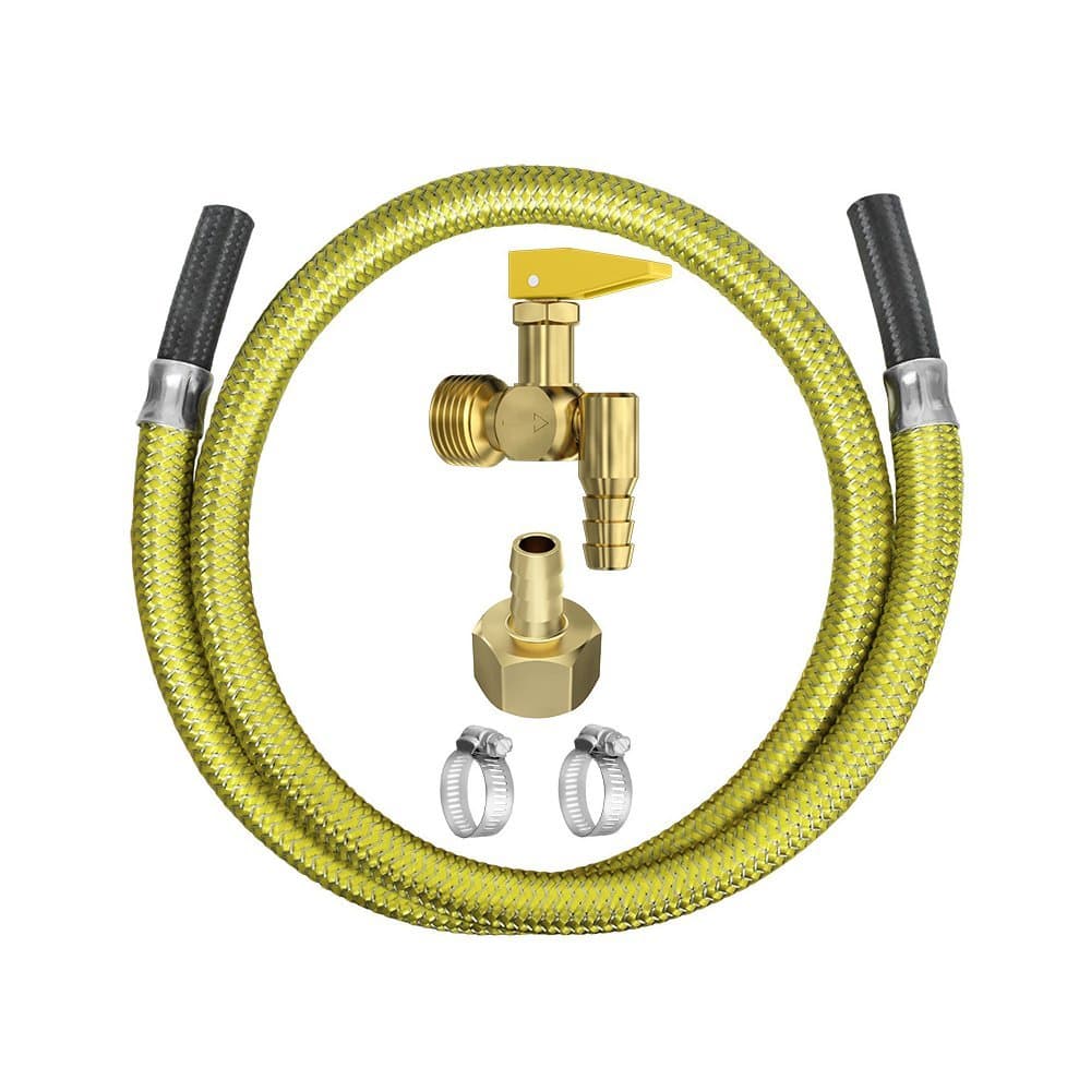 Kit Instalação Fogão Roco Corta-Fogo 90º e Flexível 1m