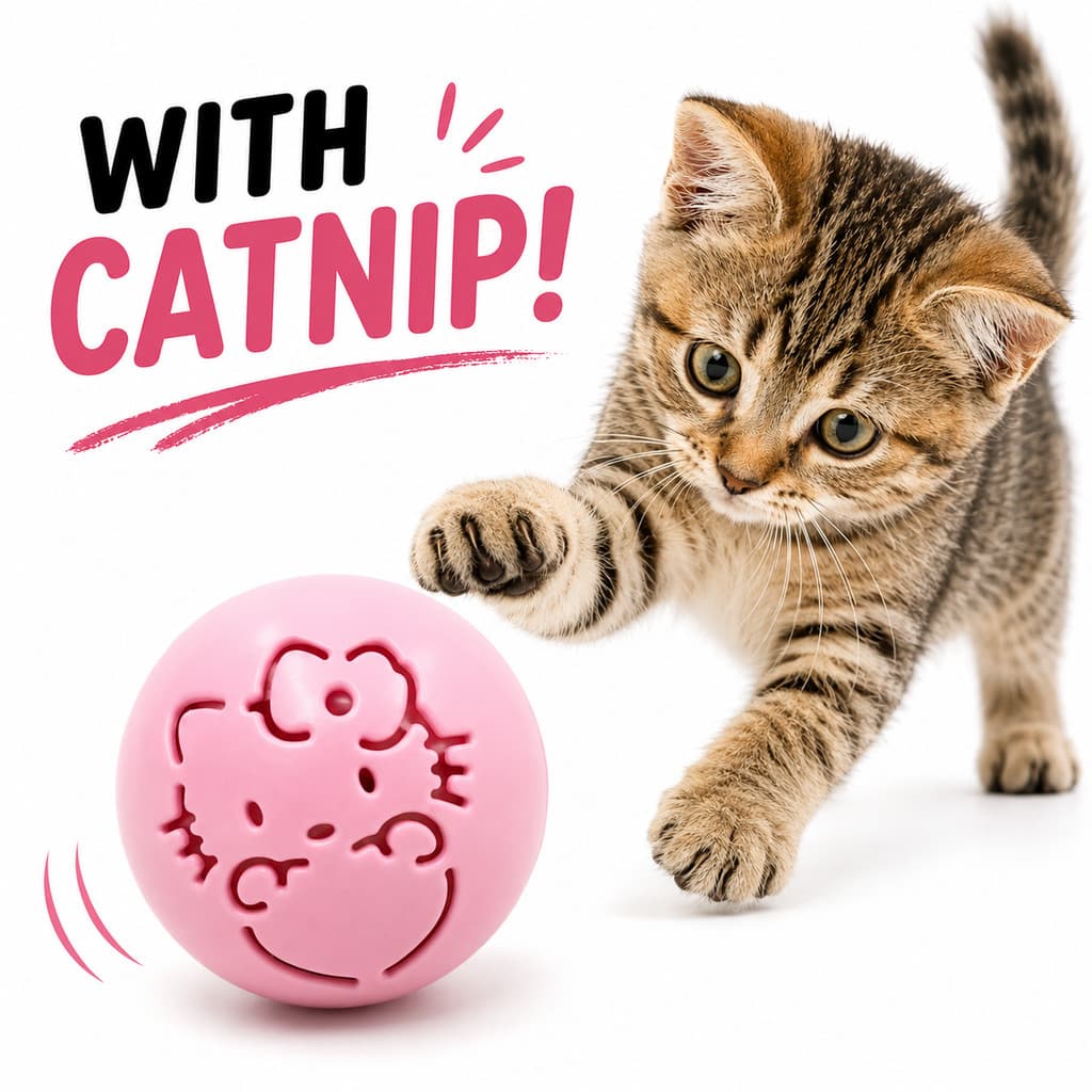 Brinquedo Interativo para Gatos com Catnip e Sino Bola Anti Tédio para Filhotes e Gatos Adultos