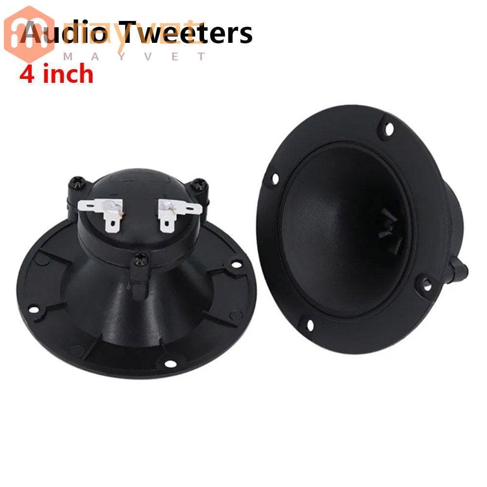 MAYVET 1/2 Unidades De Tweeters De Áudio , Alto-Falantes Piezo Piezoelétricos De 96 Mm Falante Agudo De Cerâmica De 150