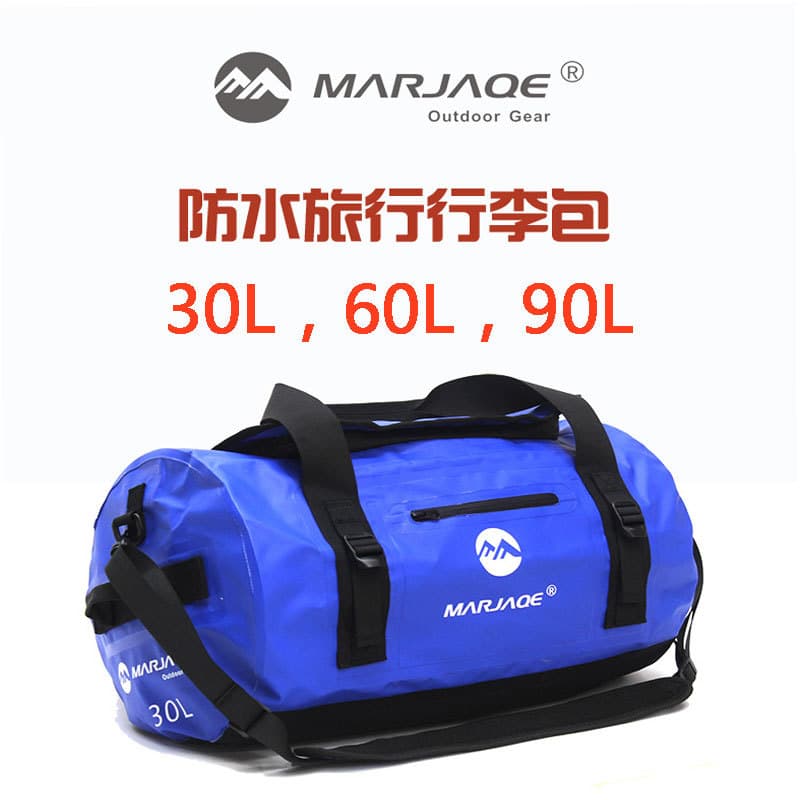 Maijiaqian bolsa de viagem à deriva de grande capacidade, bolsa de rastreamento Upstream, mochila portátil à prova d'águ