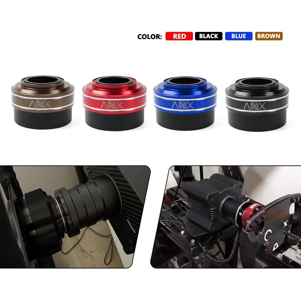 O kit de liberação rápida para volante de liga de alumínio de 70mm é adequado para a base de força de retorno M8 do simu