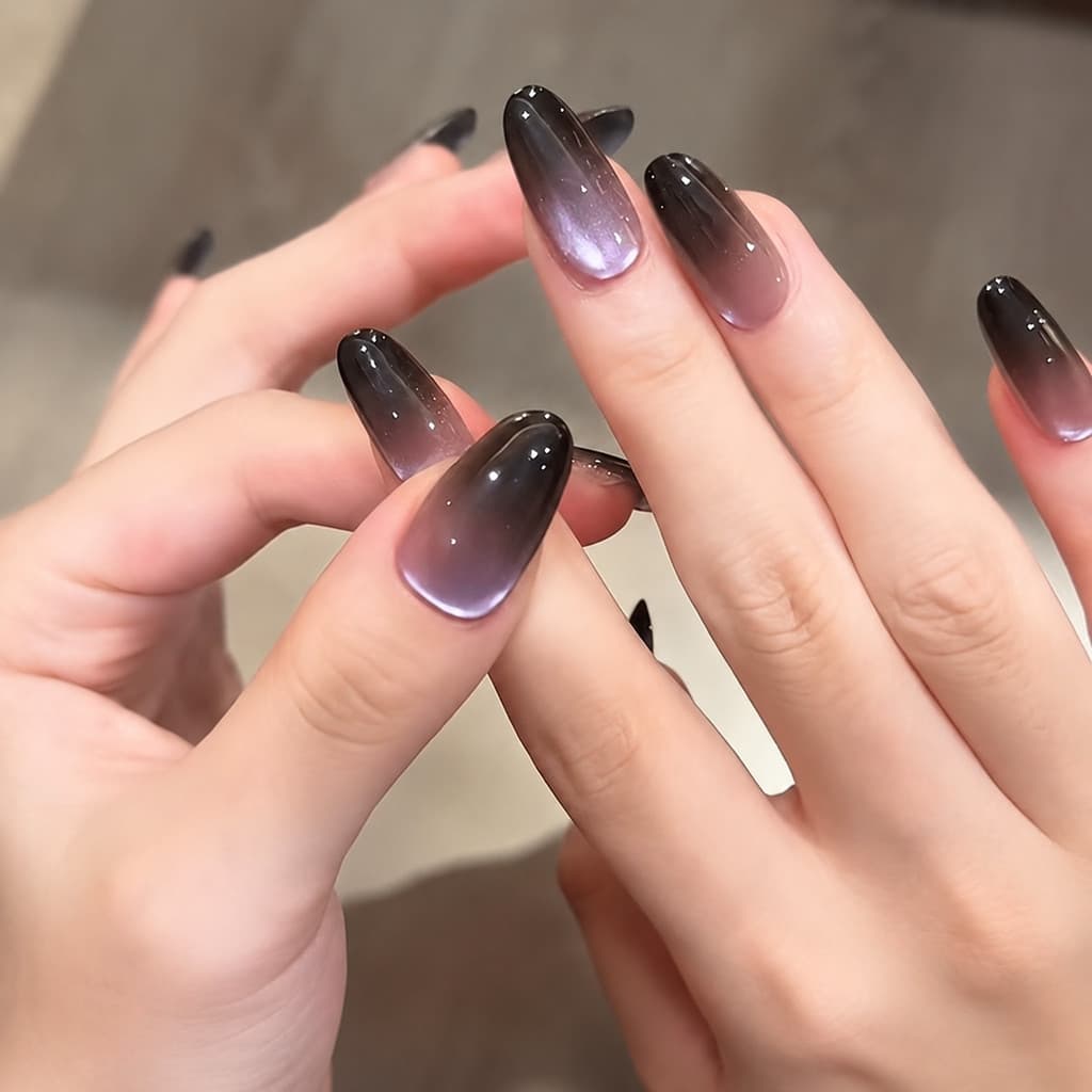Unhas Postiças Bailarina Olho De Gato  12/72 Unidades