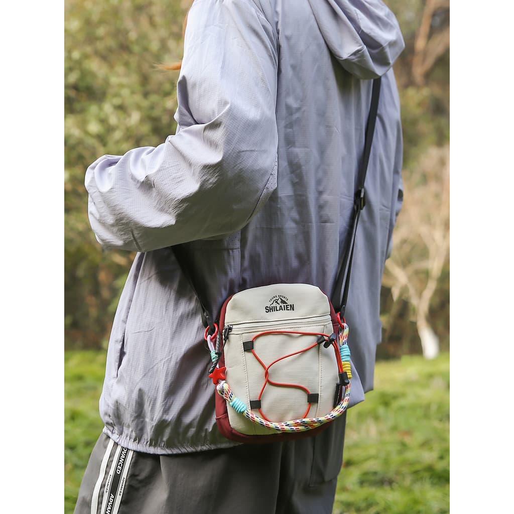 Bolsa mensageiro masculina, bolsa portátil para passeio, mensageiro 2026, novo estilo, bolsa de ombro pequena femi