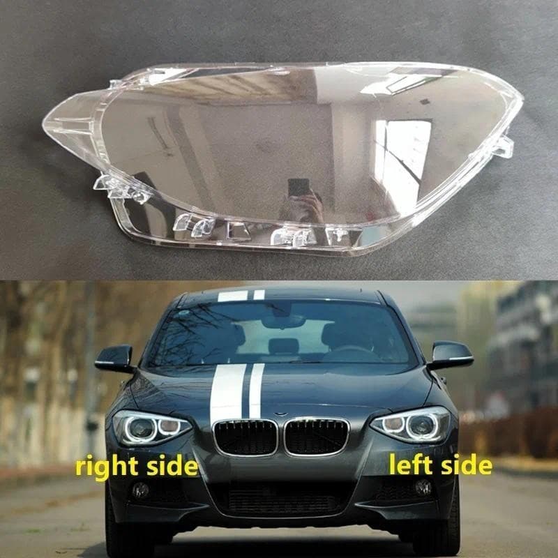 Para BMW Série 1 F20 116i 118i 120i 2012 2013 2014 Capa Do Farol Abajur Escudo Lente De Vidro Lâmpada Shellauto Peças De