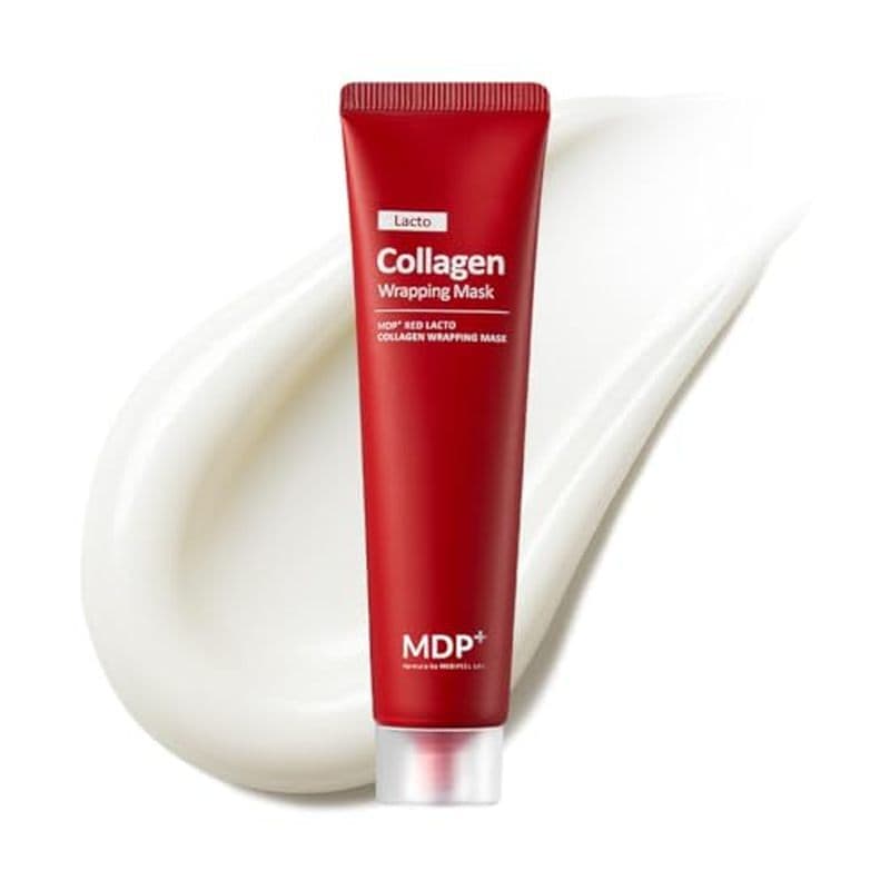 Máscara De Embrulho De Colágeno Com Lacto Vermelho MDP + | Peel Off , Minimizador De Poros , Hidratante & amp ; Plumping