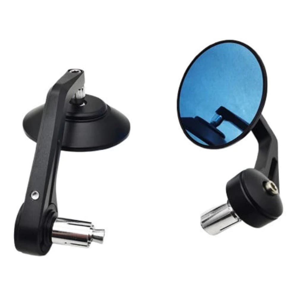 Retrovisor Cafe Racer Ponta de Guidão – Lente Convexa – Aprovado CONTRAN – Acabamento Premium