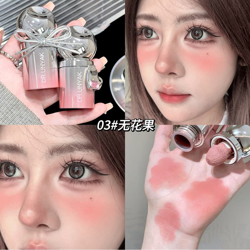 Blush líquido puro desejo estilo Pseudo-Face de longa duração fácil de expandir à prova de suor não é fácil de desbotar