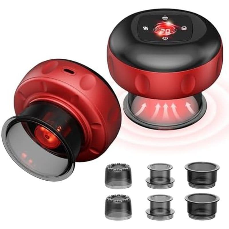 Conjunto De Ventosas Elétricas 7 Em 1 , Kit De 12 Níveis Para Terapia De Massagem Alívio Da Dor Direcionada , Nós , Dore