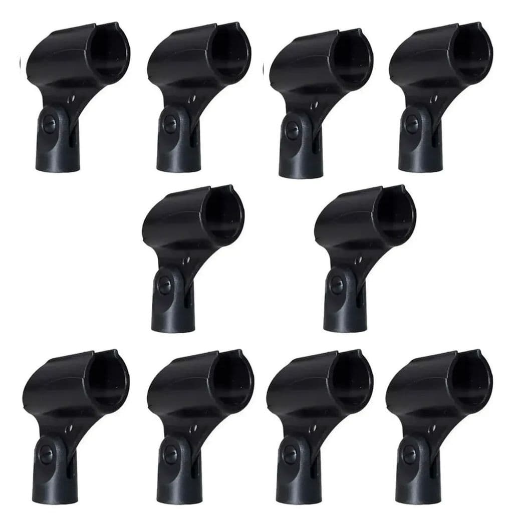 kit 10 Cachimbo Microfone Metal Rosca Padrão Pedestal