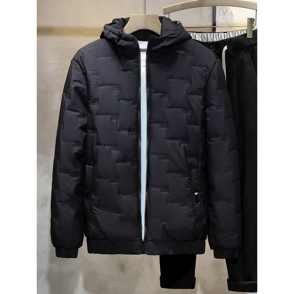 W inverno forro de lã engrossado algodão acolchoado jaqueta masculina Street Wear rufião bonito com capuz pão jaqueta qu
