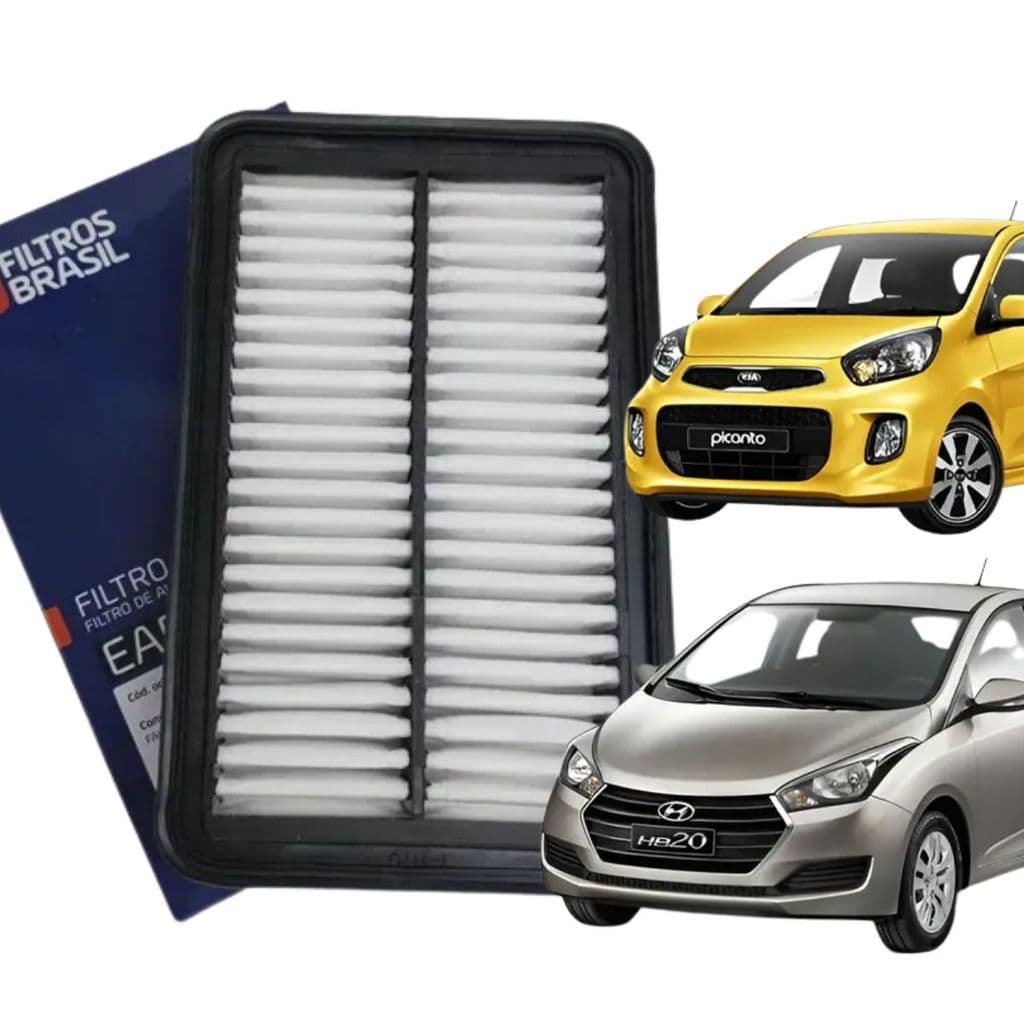 Filtro Ar Hyundai HB20 - Kia Picanto 1.0 12v 2011 em diante (Filtros Brasil EAFB071)