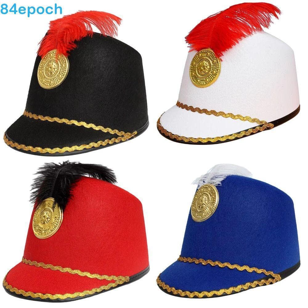 Chapéu Uniforme BREPOCH , Cavaleiro Vintage Com De Banda De Marcha Para Desfile , Principal De Tambor De Dramatização De