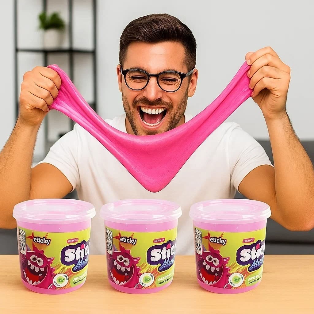 Slime Infantil Geleca Massinha Sensorial Não Tóxica Educativo Criança