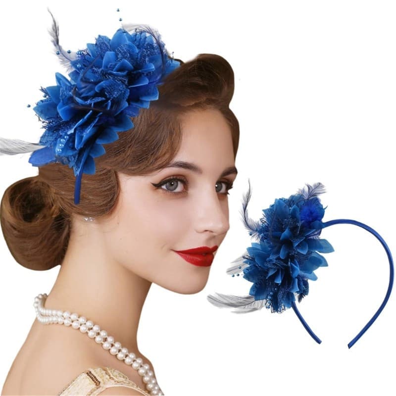 ASHLUYAK MardiGras Party Feathered Hairband Carnavais Headpiece Festival Acessórios Para Cabelo