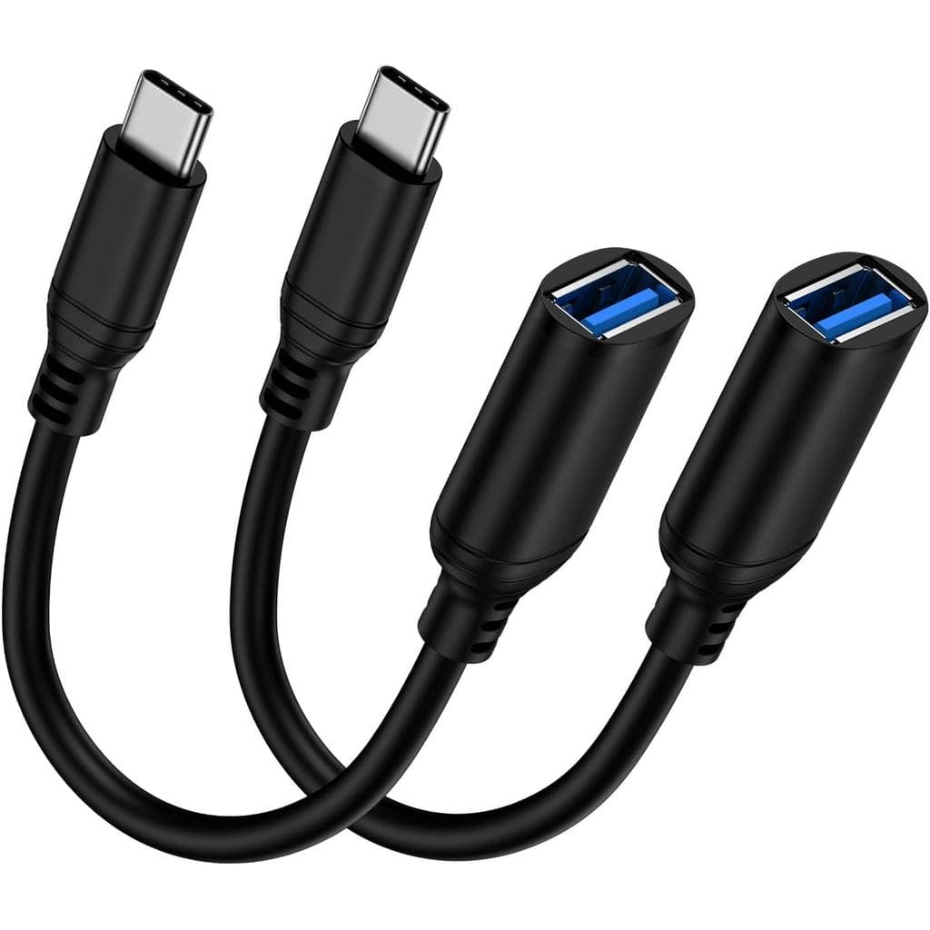Adaptador USB C para USB 3.0, Transferência de Dados de Alta Velocidade 5Gbps, Adaptador USB C Android Macho para USB Fê