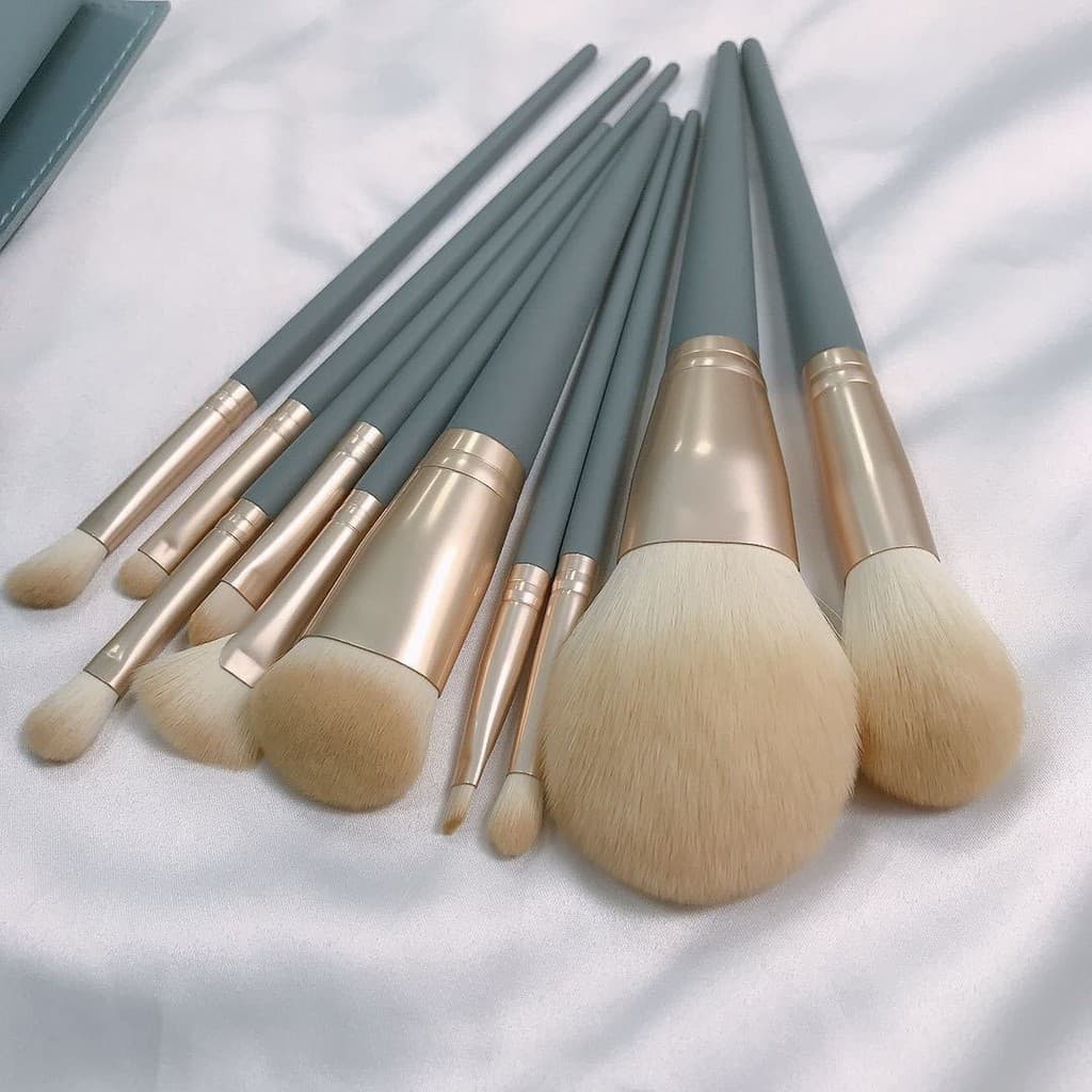[10 peças] conjunto de pincéis de maquiagem Super macio portátil conjunto completo estudantes de alta qualidade barato g
