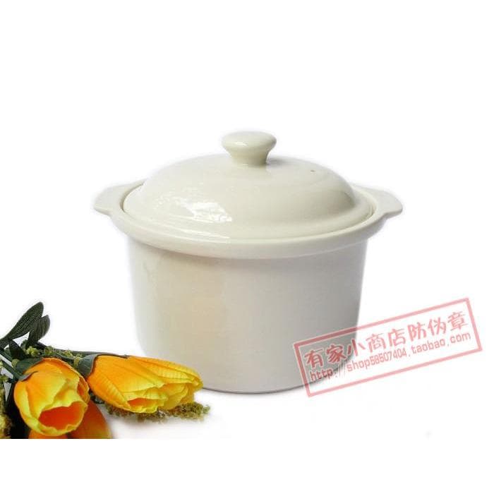 Adequado para bebê pato BB pote SY-A12A infantil elétrico Congee pote de guisado elétrico forro de cerâmica + tampa 0.5L