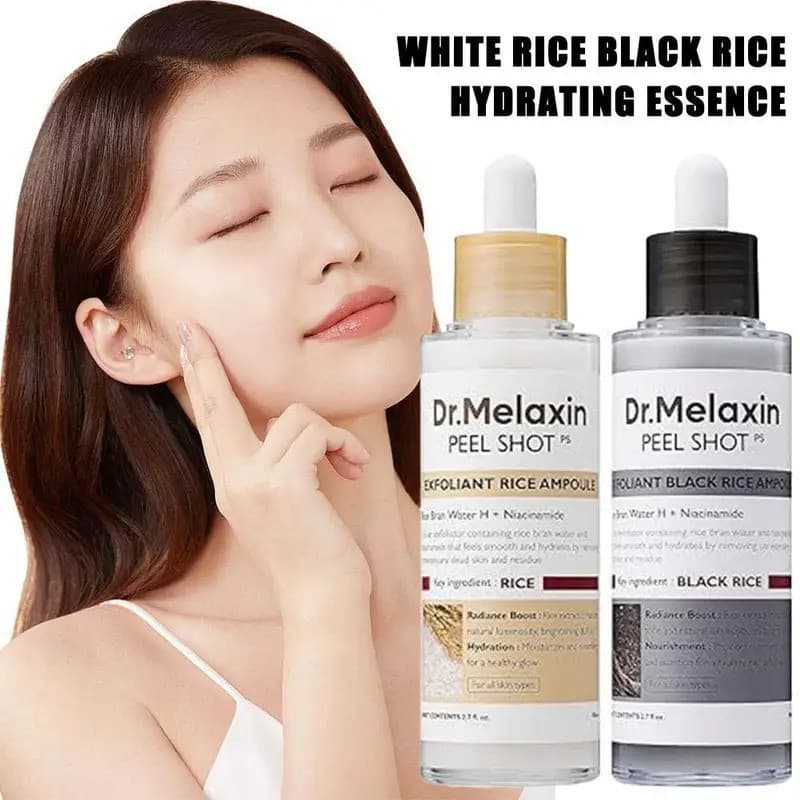 Dr . Melaxin Arroz Esfoliante Soro Hidratante Facial Suavizar Remoção De Cravo Poros Encolhendo Cuidados Com A Pele Core